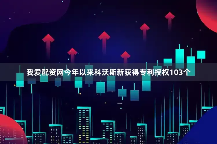 我爱配资网今年以来科沃斯新获得专利授权103个